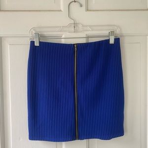 Cobalt bodycon skirt